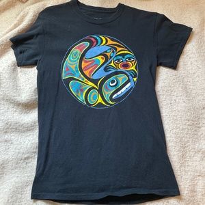 indigenous print t shirt